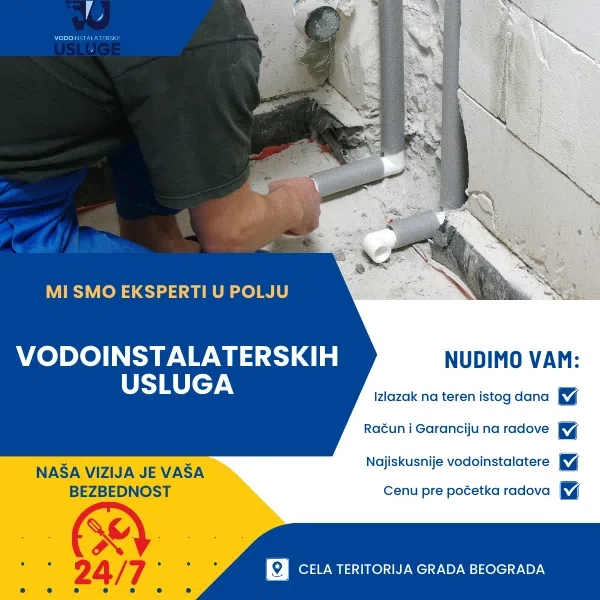 Vodoinstalater-vrši-zamenu-cevi